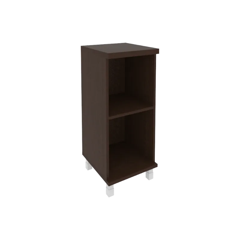 Стеллаж низкий узкий First KSU-3 (венге Цаво)